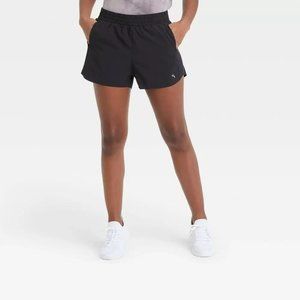 Women's Everyday Shorts with Liner and Side Pockets 2.5" - JoyLab Black Large